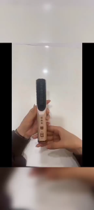 หวีไฟฟ้ายืดผมตรง ปรับอุณหภูมิได้ 100-240V ดีไซน์สวยหรู พร้อมจอ LCD และการควบคุมอุณหภูมิ