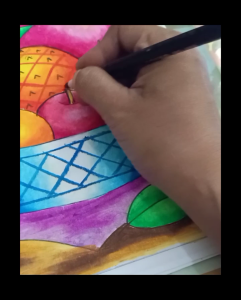 Sulak Gambar Pembersih Remah Krayon Kuas Krayon Pensil Kaca Joyko Warna Hitam Peralatan Menggambar