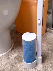 Disposable Toilet Bowl Brush Multi Function Wall-mounted Holder Bathroom Cleaning Pencuci Tandas