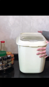 ข้าวสารพร้อม ถ้วยตวง 10-30ปอนด์ ความจุ ผนึก กันเเมลง ปิดผนึกป้องกัน คลิฟฟิล์