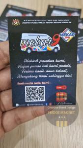 PROMO!! NO MIN!! Fridge Magnet Kahwin Hari Jadi Aqiqah Family Day Hari Guru Doorgift Kahwin Souvenir Cenderahati [Design Sendiri]