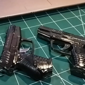 Red Laser Pointer Gun Pistol Red Flame Butane Gas Lighter M88