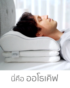 mr.big Orthocurve Pillow หมอนหนุน Ergonomic รุ่นออโธเคิฟ หมอนหนุนปรับระดับได้