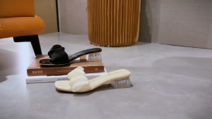 Fashionable high heels Korean version sandals versatile flip flops 1inch sandals for women