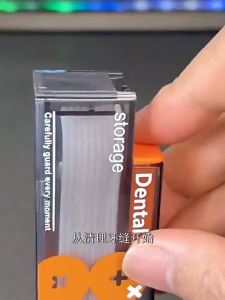 Portable Dental Floss Box Automatically Pops Out Dental Floss Storage Box With a Press Type