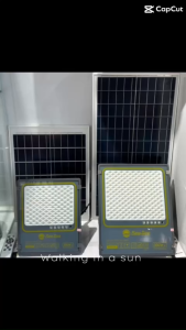 Đèn pha năng lượng mặt trời 100w200w300w RẠNG ĐÔNG