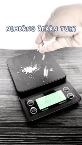 USB Timbangan Kopi 5KG / 0.1GR Digital Timer V60 Drip Coffee Scale Waterproof 0.1 GR