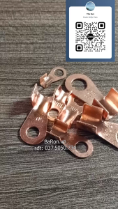 Đầu cos đồng 20A dùng bóp dây điện