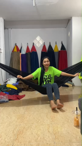 เปลผ้านิ่ม ผ้ากีฬา เปลผ้าแบบมีรูระบายอากาศได้มากนอนไม่ปวดหลัง