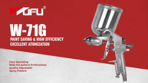 เครื่องพ่นสี กาพ่น รุ่น W-71G WUFU สมาชิกปืนพ่นสี สเปรย์พ่นสี การเปลี่ยนแปลงสี