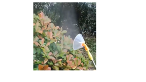 หัวฉีดทองเหลือง หัวพ่นยา หัวฉีดน้ำ หัวฉีดละออง พร้อมฝาครอบพลาสติก กันลม ขนาด M14