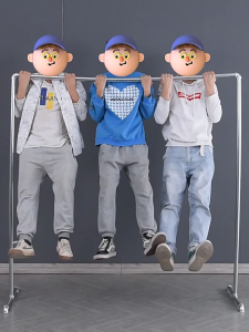 ราวตากผ้า ราวตากผ้าท่อเหล็ก หนา 25 มม. ยาว 120-180 ซม. สูง 150 ซม. ประกอบง่าย ราวตากผ้ากันน้ำ ราวเหล็ก ราวแขวนผ้า ติดตั้งง่าย ทนทาน และ ประหยัดพื้นที่