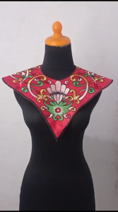 Renda Bordir Aksesoris Tari Dada Lingkar Dayak Batang Garing