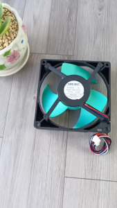 QUẠT TỦ LẠNH MISUBISHI- SHARP 12V 4 DÂY CÁNH XANH - QUẠT TẢN NHIỆT MISUBISHI SHARP