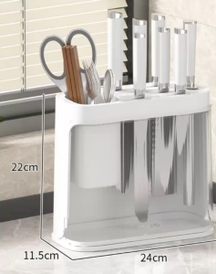 กล่องเสียบมีด ที่เก็บช้อนส้อม ที่เสียบมีด กล่องเสียบมีด อุปกรณ์จดเก็บในครัว