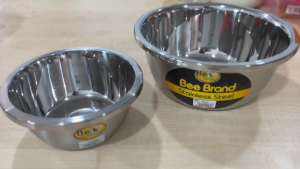 MLK Extra Tebal Mixing Bowl Stainless Steel Basin Mangkuk Campur Perasa Seasoning Bowl Berkualiti
