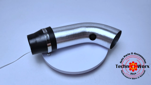 SHORT Air Intake Pipe Air Filter 76mm Simota cone hks Extender universal chrome air intake modify