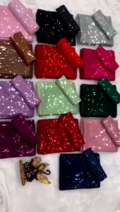 beautiful sequence work colletion sarees with heavy geogette fabric