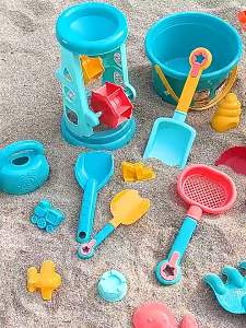 【New】beach toys Childrens beach sand and water play tool set Beach bucket Sand shovel tools mainan pantai 沙滩玩具
