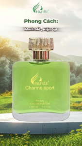 [QUÀ TẶNG] Nước Hoa Nam Char.me Sport 100ml Nam Tính Mạnh Mẽ Năng Động Chính Hãng