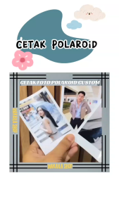 CETAK FOTO POLAROID 2R 10 PCS GLOSSY SEHARI JADI | MOMENT | KELUARGA | IDOLA