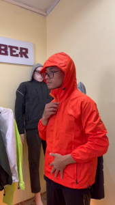 Saiber Jaket Anti UV Pria Hoodie Olahraga Sun Protection UPF50+