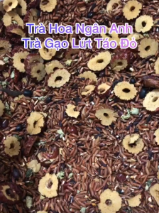 Trà giảm cân gạo lứt táo đỏ đậu đen tăng cường miễn dịch giảm mỡ máuđẹp da đen tóc Trà Hoa Ngân Anh