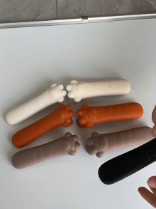 มือจับประตูซิลิโคน ฝาครอบป้องกันมือจับประตู ลายการ์ตูนแมว ไม่มีเสียง ป้องกันการชน