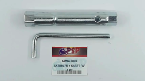 Kunci Busi Satria FU 150 - Pengunci Alat Buka Tutup Cop Busi K17 + Karet Kunci Ukuran 17 CB150R CB 150 R Old Lama New Mega Pro Jupiter MX Verza Versa