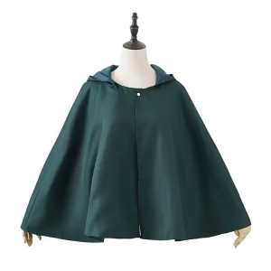 Japanese Hoodie Attack on Titan Cloak Shingeki no Kyojin Scouting Legion Cosplay Costume anime cosplay green Cape mens clothes