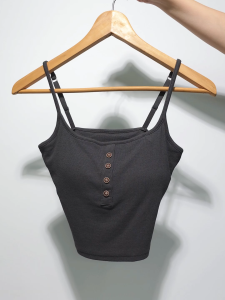 Einashop Floy Bra Padded Cropped Camisole SG Ship