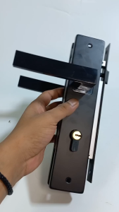 Set Body Ongkel Kunci Ukuran Besar untuk Pintu Depan dan Kamar Model Kotak Hitam