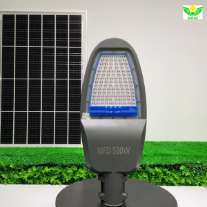 Đèn năng lượng mặt trời 500W cao cấp dòng công trình  sáng trên 12h chính hãng Mifidi Solar tấm pin Mono siêu lớn - BH VIP 2 năm miễn phí tận nhà