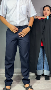 Quần học sinh nam cấp 2 3 chất KAKI loại dày tốt form chuẩn cao cấp đẹp may kỷ VNO140