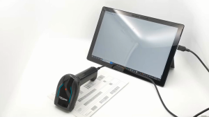 TOKAI เครื่องอ่านสแกนบาร์โค้ดไร้สาย Wireless 2.4G 1D&2D Scanner ระยะ 50 เมตร รุ่น T-3030 ความเร็ว 300 ครั้ง/วินาที เซนเซอร์ CMOS เครื่องชาร์จ&เครื่องรับ ในตัว