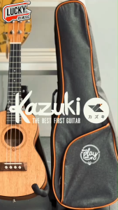 ฟรีกระเป๋า+จูนเนอร์ อูคูเลเล่ Kazuki ขนาด 24" ไซด์ คอนเสิร์ต Ukulele Concert รุ่น Play series ทำจากไม้มาฮอคกานีทั้งตัว คุณภาพดี ราคาย่อมเยา