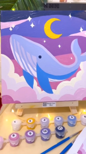 Paint By Numbers KIT - Sky Series 20x20cm