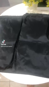 Túi Dây Rút Màu Đen Vải Dù Chống Thấm Nước Giá Rẻ Đựng Vật Dụng Tiện Lợi Gọn Nhẹ Đơn Giản - Hình Thật. Có Sẵn