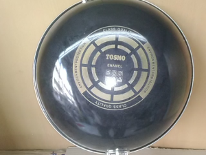 Wajan anti lengket / Wok Pan / Penggorengan Enamel 34 /  Tosmo / Teflon