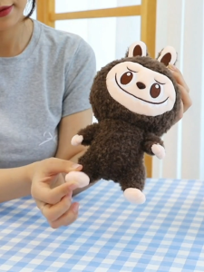 ตุ๊กตาลาบูบู้  ตุ๊กตาlabubu ขนาด 11 นิ้ว มีหลายลาย น่ารักนุ่ม ตุ๊กตายอดฮิต ของขวัญวันหยุด ของเล่นเด็ก ของขวัญคู่รัก