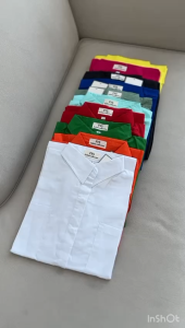 SJM NEW ! KEMEJA OVERSIZED (L-XXXL) WANITA LENGAN PANJANG DEPAN PENDEK BELAKANG PANJANG KATUN POPLIN