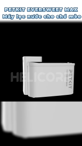 Máy lọc nước dùng pin sạc cho chó mèo PETKIT Eversweet Max 3L - Dùng pin sạc 5000mAh