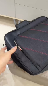 cặp học sinh cấp 2 vân xéo nẹp da nền đen { CẤP 1 -2-3}