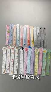thước kẻ nhựa cao cấp hoạt hình dễ thương siêu cute cho bé dài 15cm