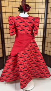 Filipiniana Costume for KIDS Modern Filipiniana with bandana Buwan ng Wika Maria Clara Red Signature