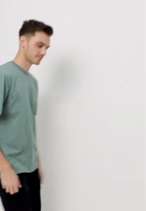 Ossu Green Sage Basic Soft Cotton Tshirt