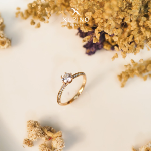 Xuping Cincin Kasual Mata Bulat Aksesoris Wanita Cantik 0121230061