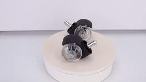 Roda Kursi Kantor Gaming Anti Getar 11mm 2\" Universal Transparent PU Polyurethane (premium)