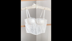 CS โครงกระดูกปลา bra single strap bra herringbone bra เซ็กซี่ลูกไม้ bra NY060 รองเท้าสตรีเสื้อกันหนาว เสื้อใน