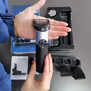 2024 [Voucher 20%] Đa Năng 5in1 Bộ Máy Tông Đơ Cắt Tóc Cạo Râu Cạo Lông Cơ Thể Tỉa Lông Mũi  - Hàng Chính Hãng - Bảo hành 1 năm - Led Hiển Thị Thông Minh Chống Nước Toàn Thân - Hớt Đa Năng Vùng Tăng Bé Cá Nhân Kín Bikini